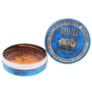 blue pomade strong hold water soluble 35 gr