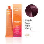 INEBRYA COLOR 6/20 - BIONDO SCURO VIOLA CHERRY (100ML)
