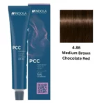 INDOLA PCC PERMANENT COLOR 4.86 - MEDIUM BROWN CHOCOLATE RED 60 ML