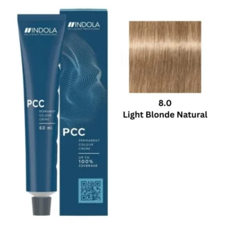 INDOLA PCC PERMANENT COLOR  8.0 - LIGHT BLONDE NATURAL 60 ML