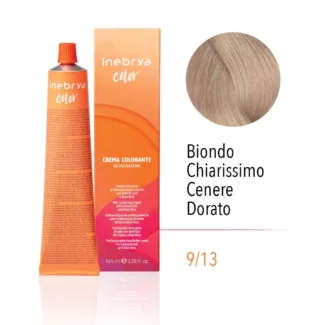 INEBRYA COLOR  9/13 -VERY LIGHT BLONDE ASH GOLDEN  100 ML