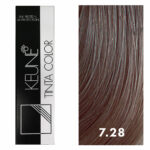 KEUNE TINTA COLOR 7.28-MEDIUM PEARL MOCHA BLONDE 60ML